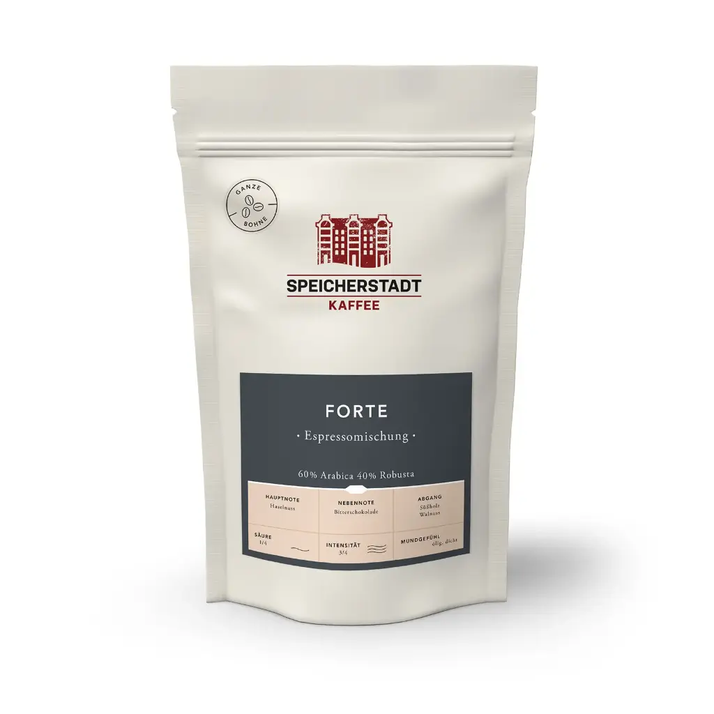 Forte Espressomischung (250g, Ganze Bohne)